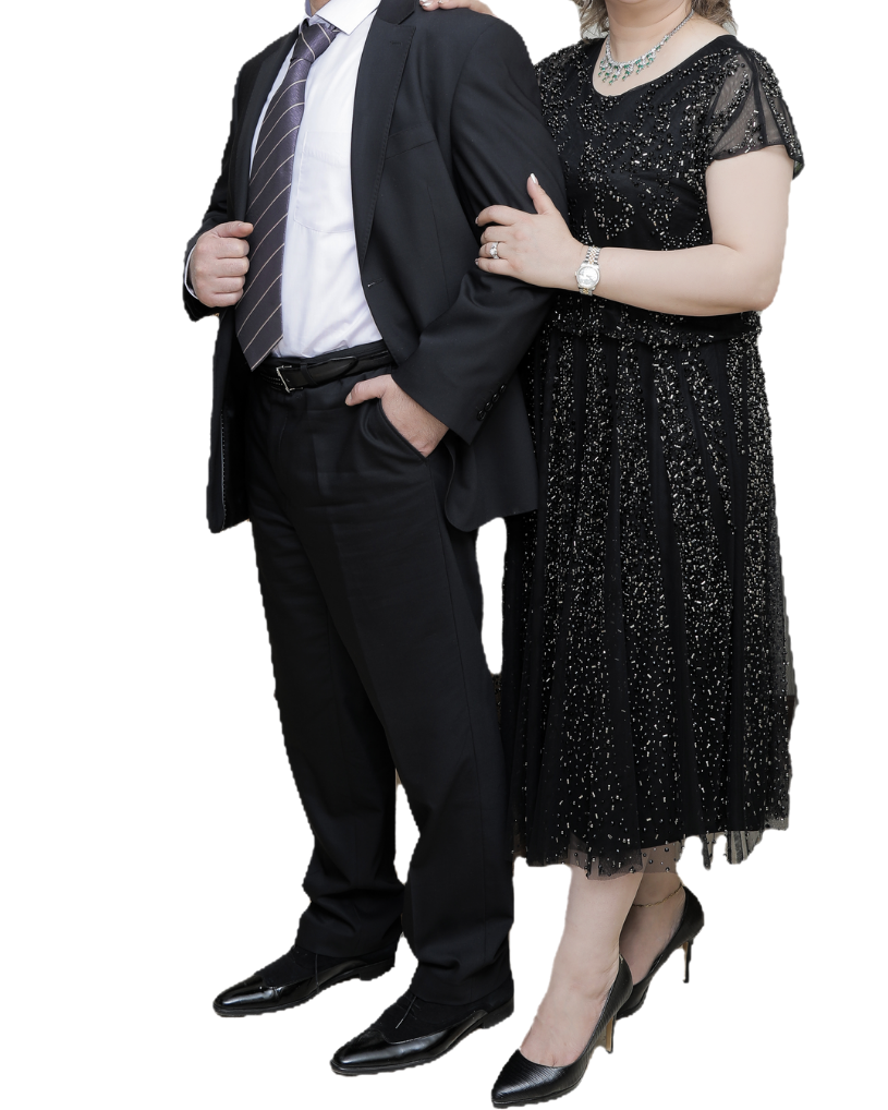 ست زنانه مردانه مشکی